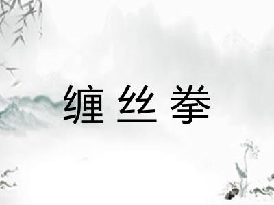 缠丝拳